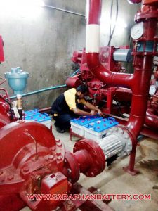 เปลี่ยนแบตเตอรี่ GS เครื่องเจนเนอเรเตอร์ และปั๊มดับเพลิงที่อยู่ใต้ดิน
