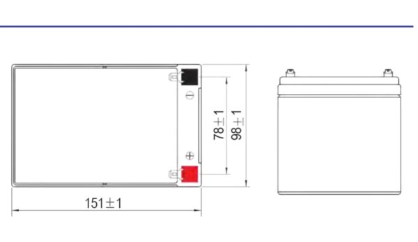 แบตเตอรี่สำรองไฟ 12V 12Ah