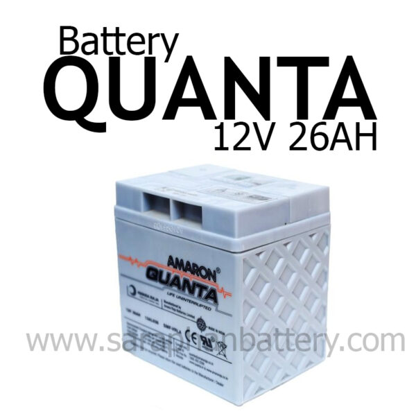 แบตเตอรี่ QUANTA (26แอมป์)