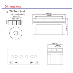แบตเตอรี่ MAX1 MXD12-65 (12V65Ah) 12โวลท์ 65แอมป์