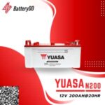 แบตเตอรี่รถยนต์ YUASA N200 (12v 200ah)